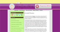 Desktop Screenshot of pregnancyadvisor.co.uk